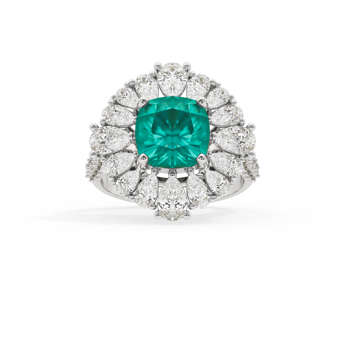 Zephyr Dahlia Diamond Ring