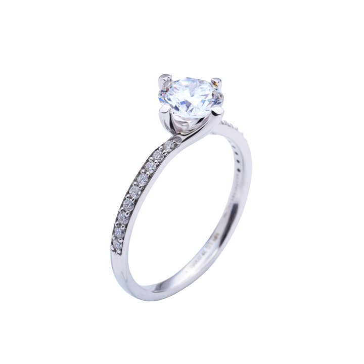 1 CT Luminous Round Solitaire Ring