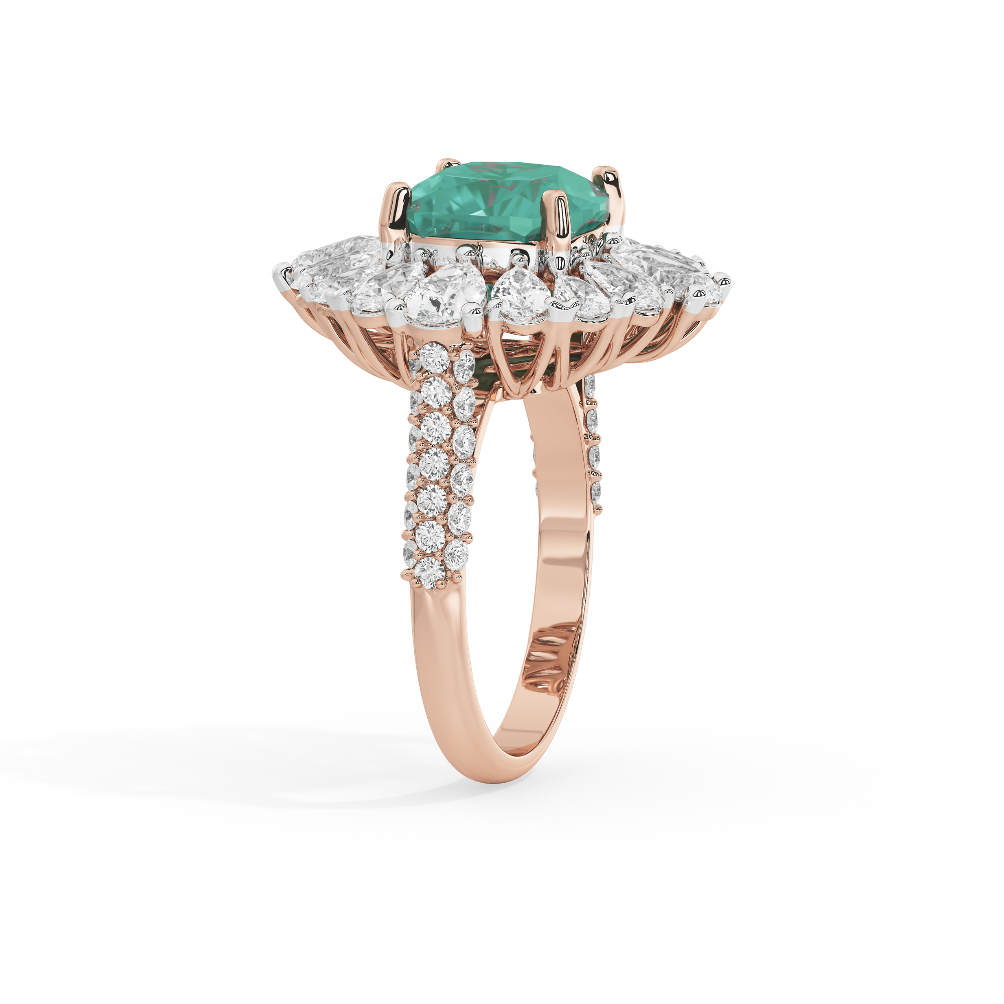 Zephyr Dahlia Diamond Ring