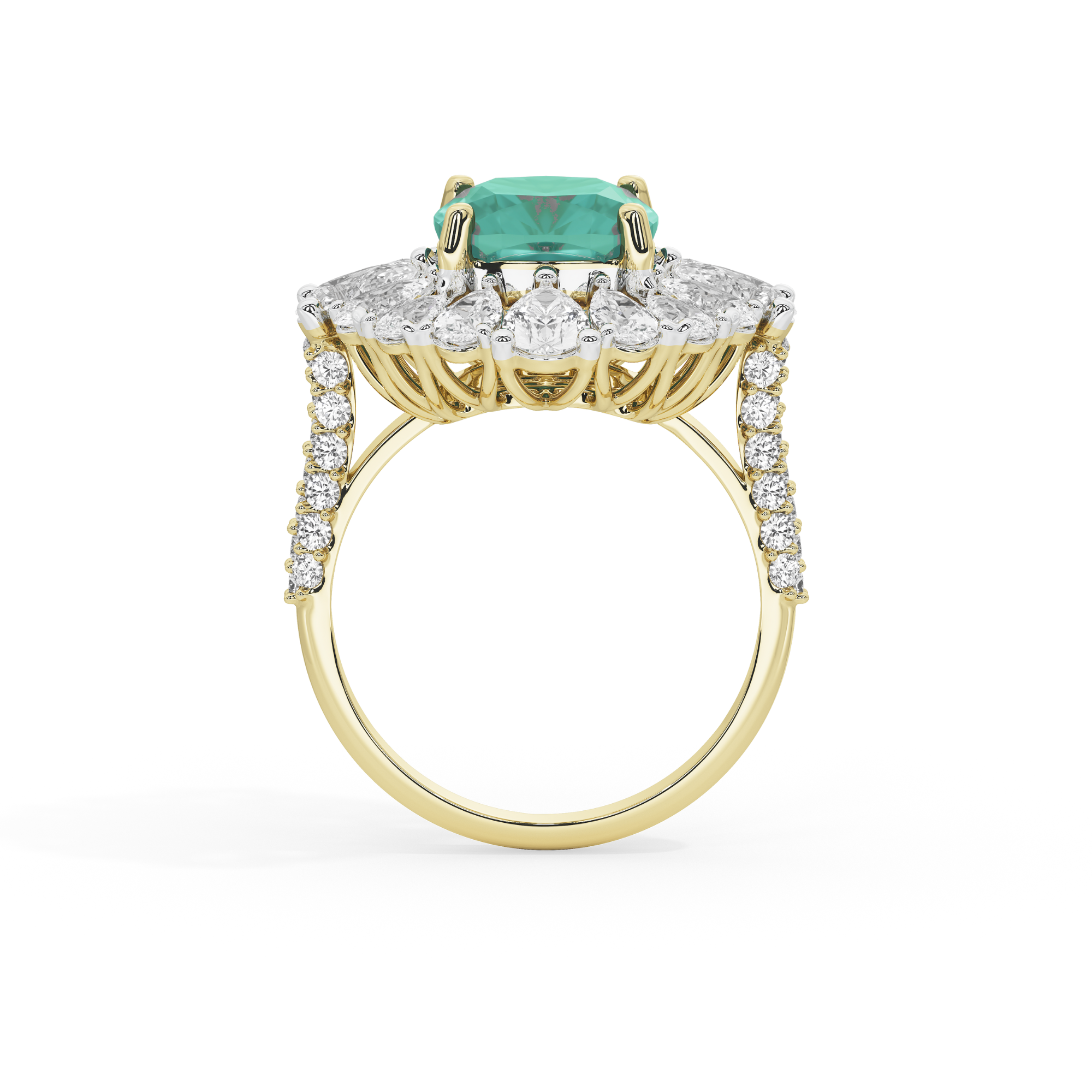 Zephyr Dahlia Diamond Ring