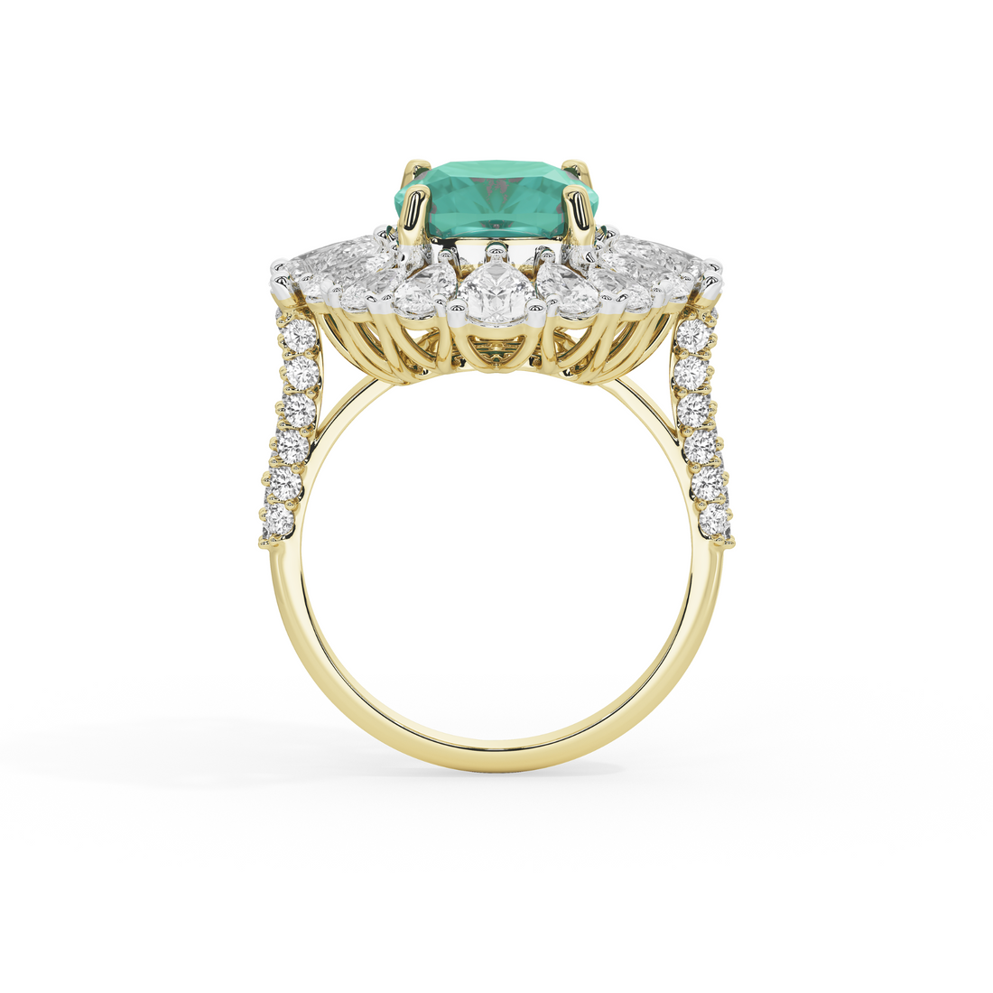 Zephyr Dahlia Diamond Ring