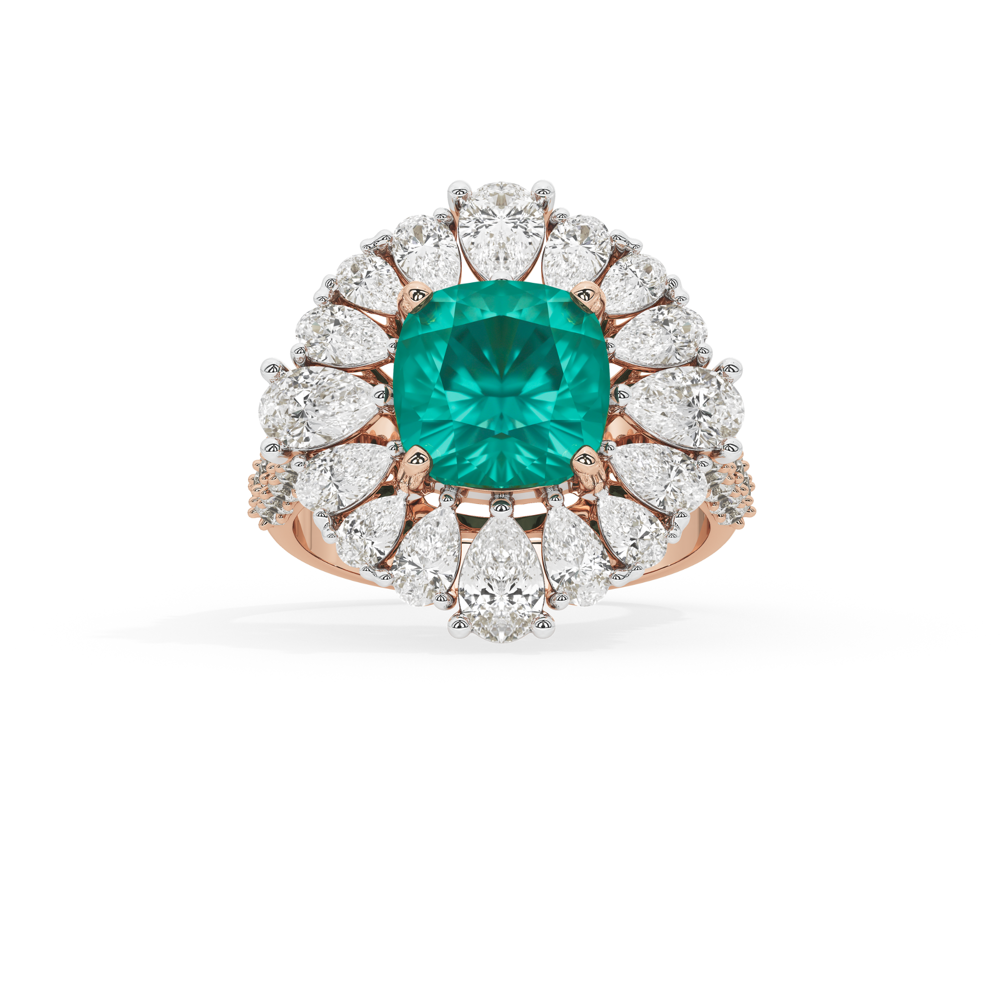 Zephyr Dahlia Diamond Ring