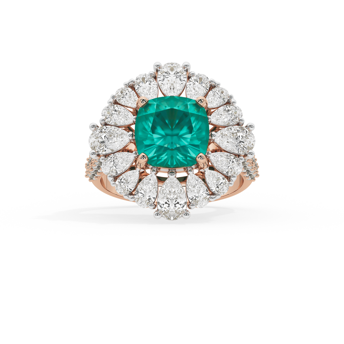 Zephyr Dahlia Diamond Ring