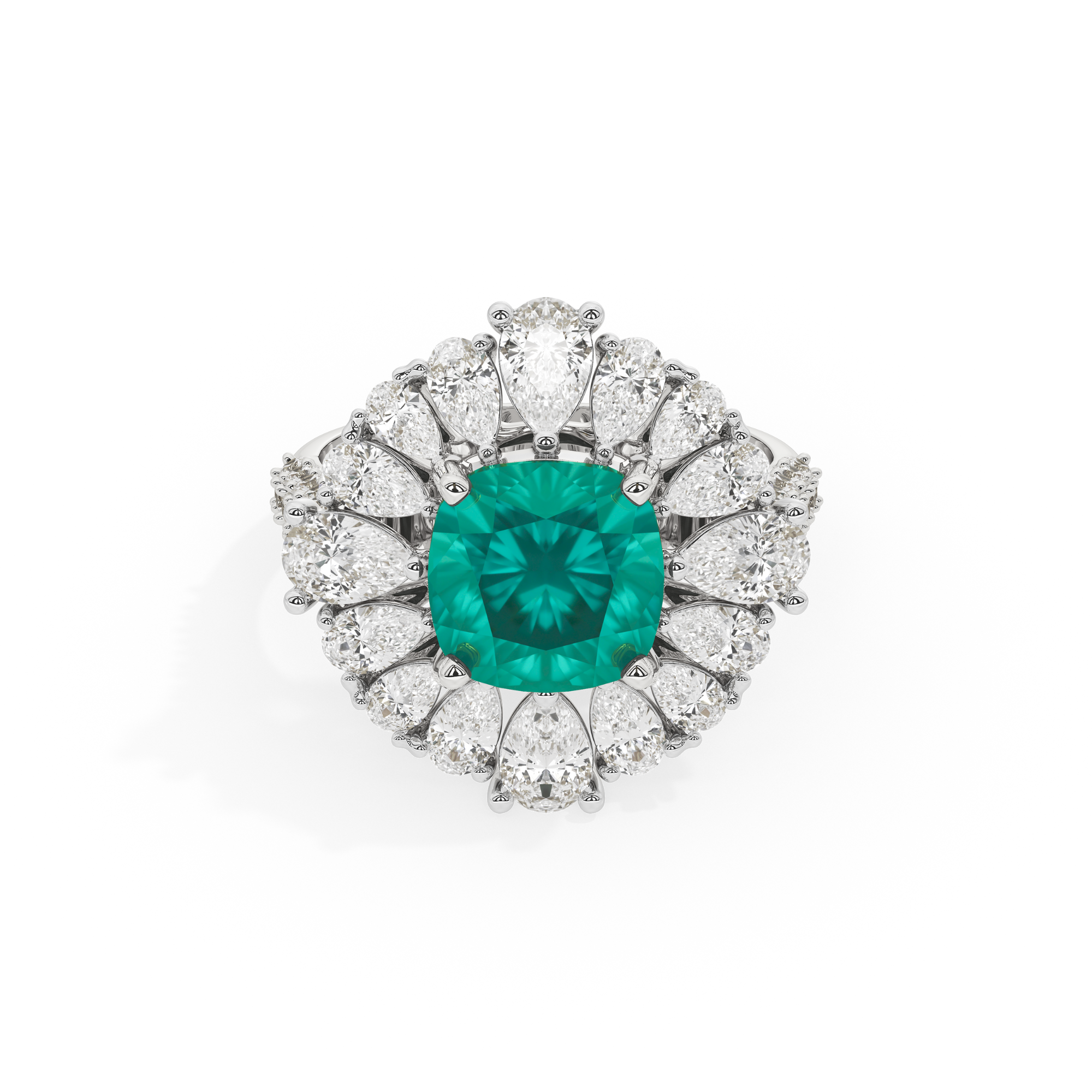 Zephyr Dahlia Diamond Ring