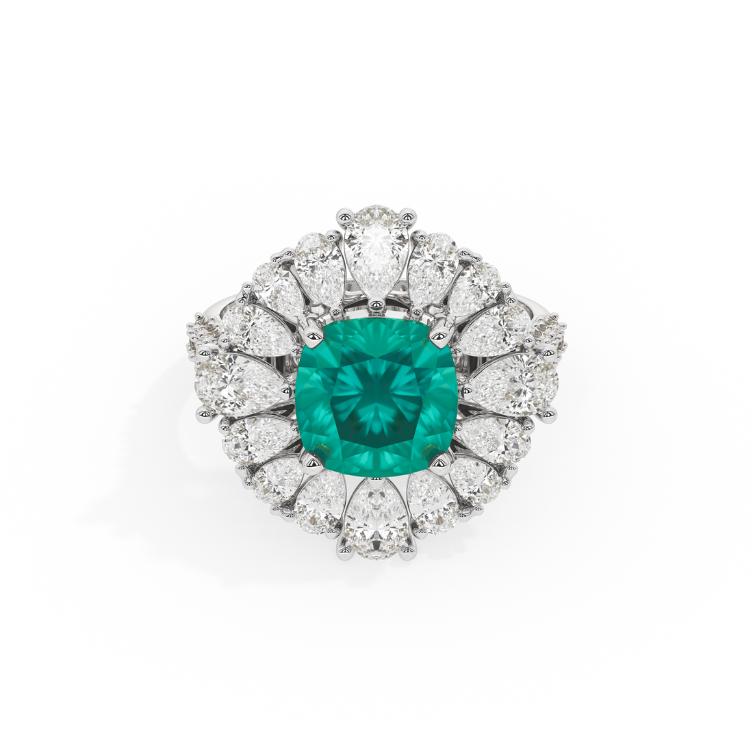 Zephyr Dahlia Diamond Ring