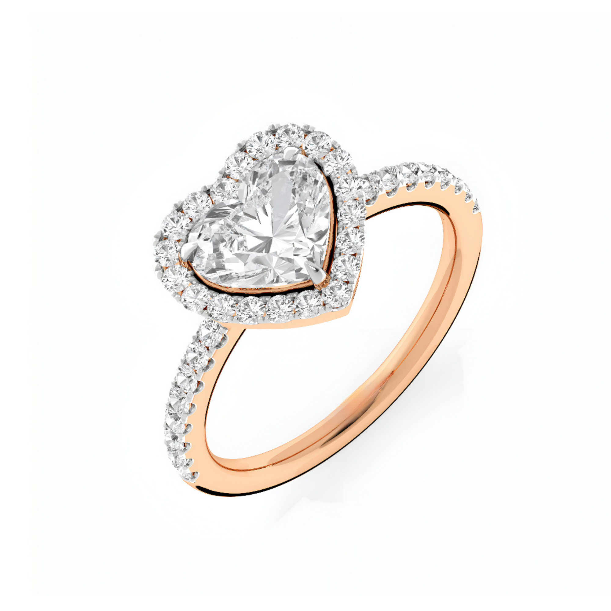1.5 CT Enduring Heart Solitaire Ring