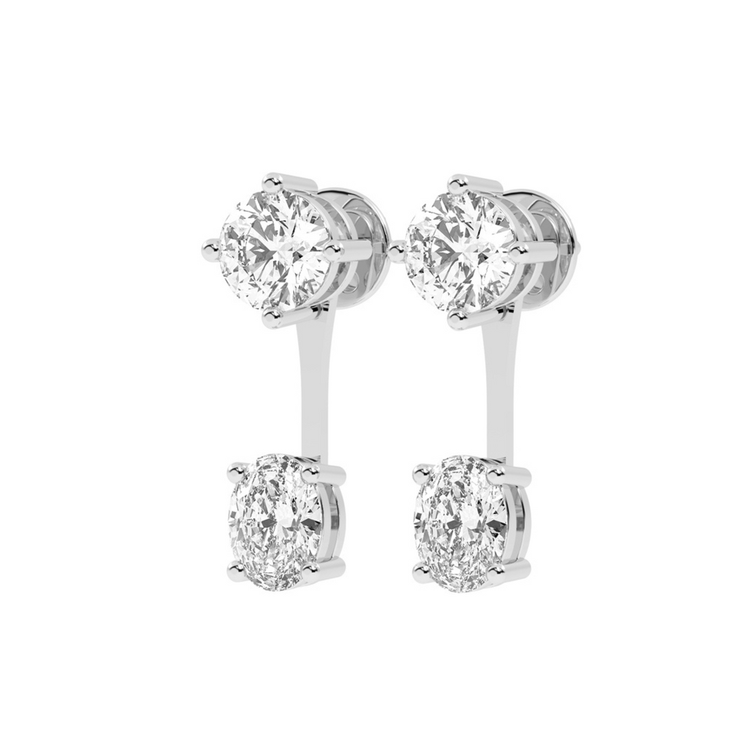Elysian Spark Diamond Ear Jackets