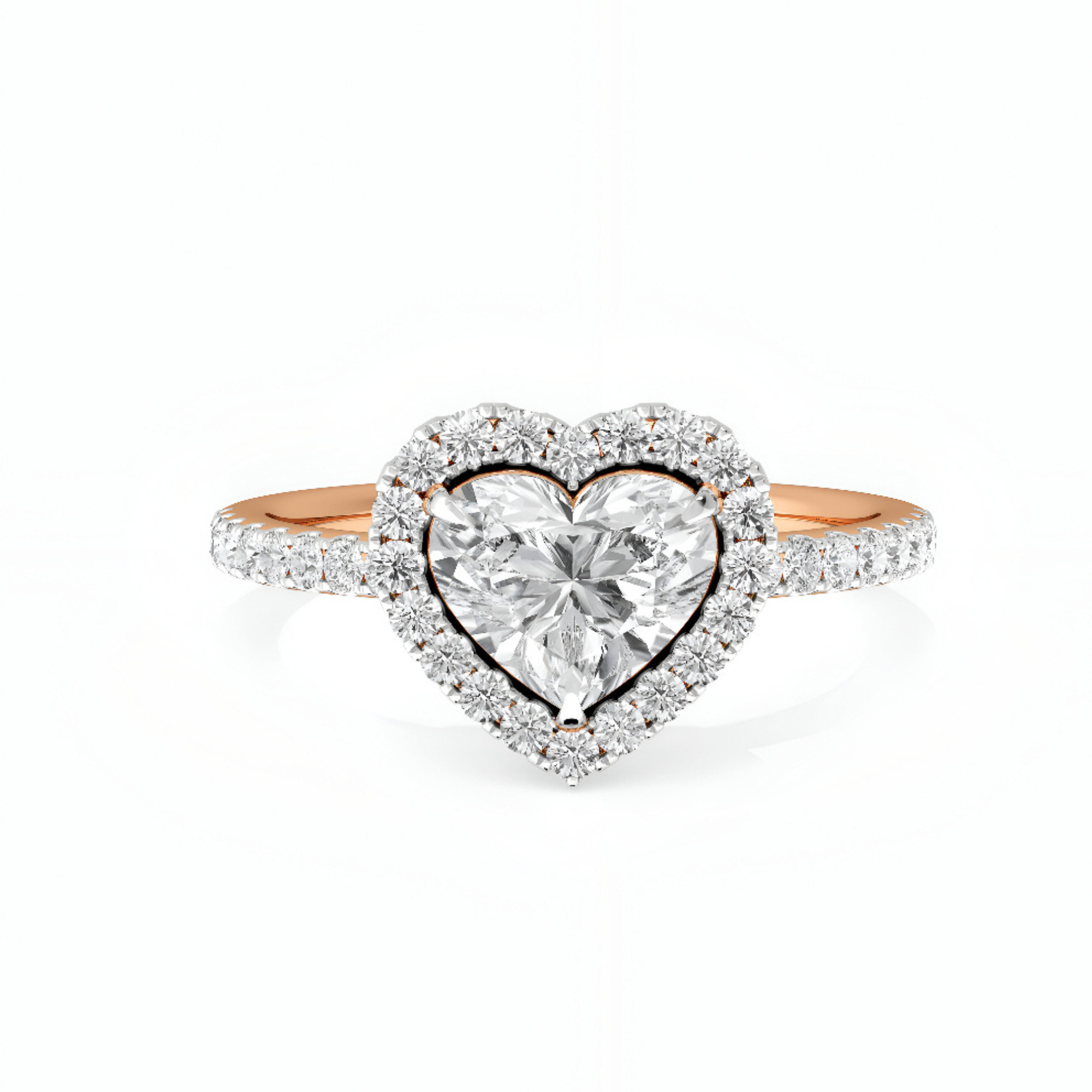 1.5 CT Enduring Heart Solitaire Ring