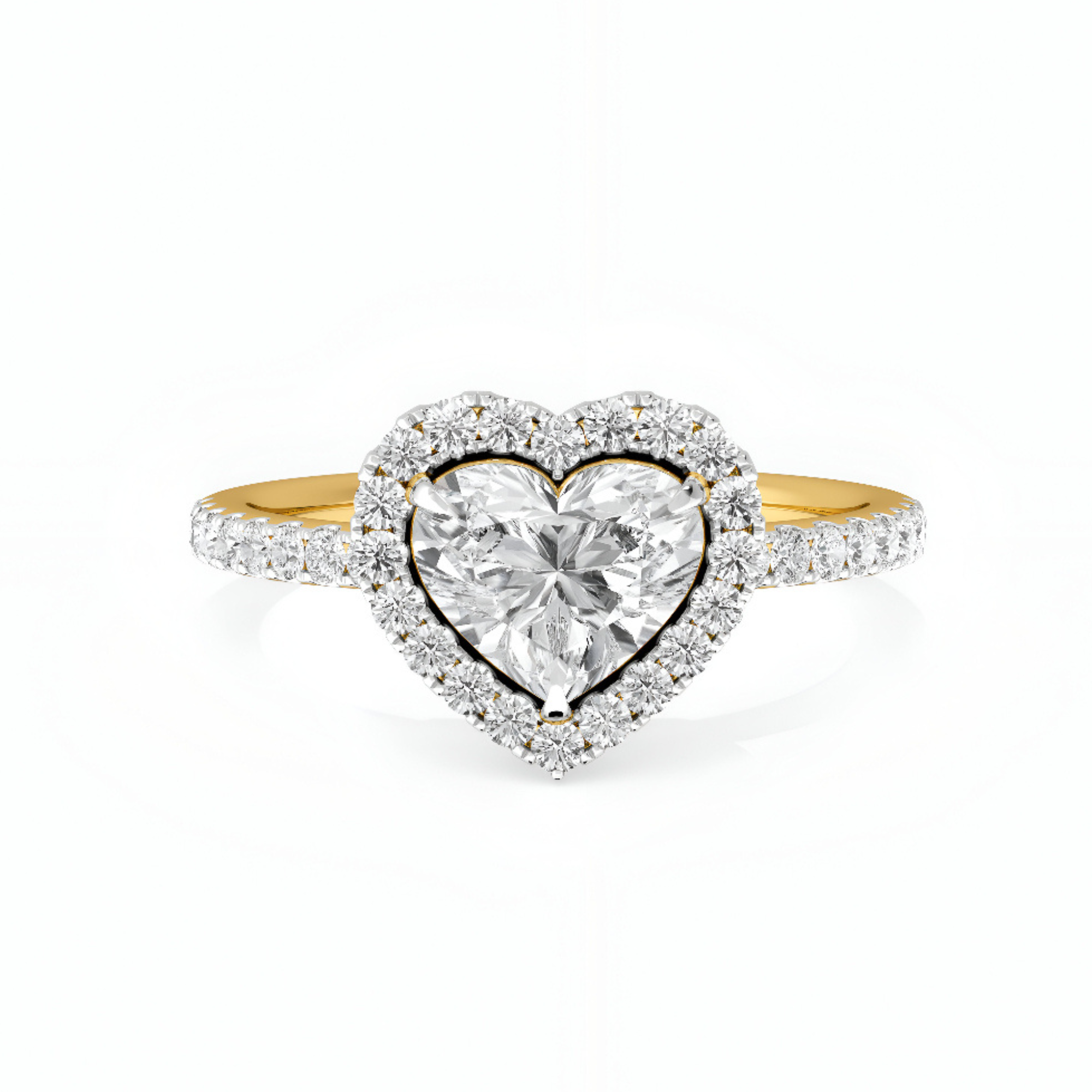 1.5 CT Enduring Heart Solitaire Ring