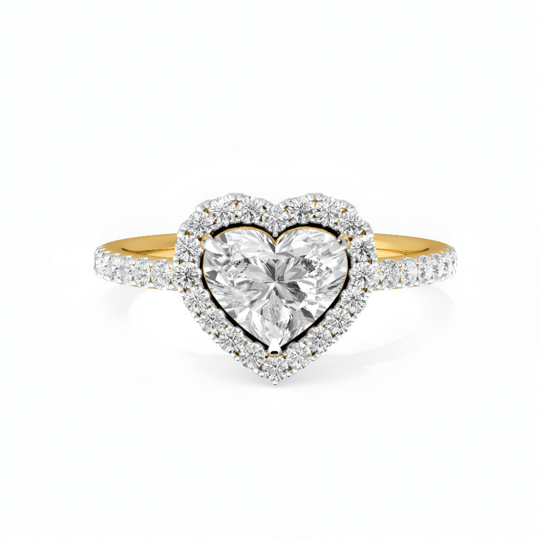 1.5 CT Enduring Heart Solitaire Ring