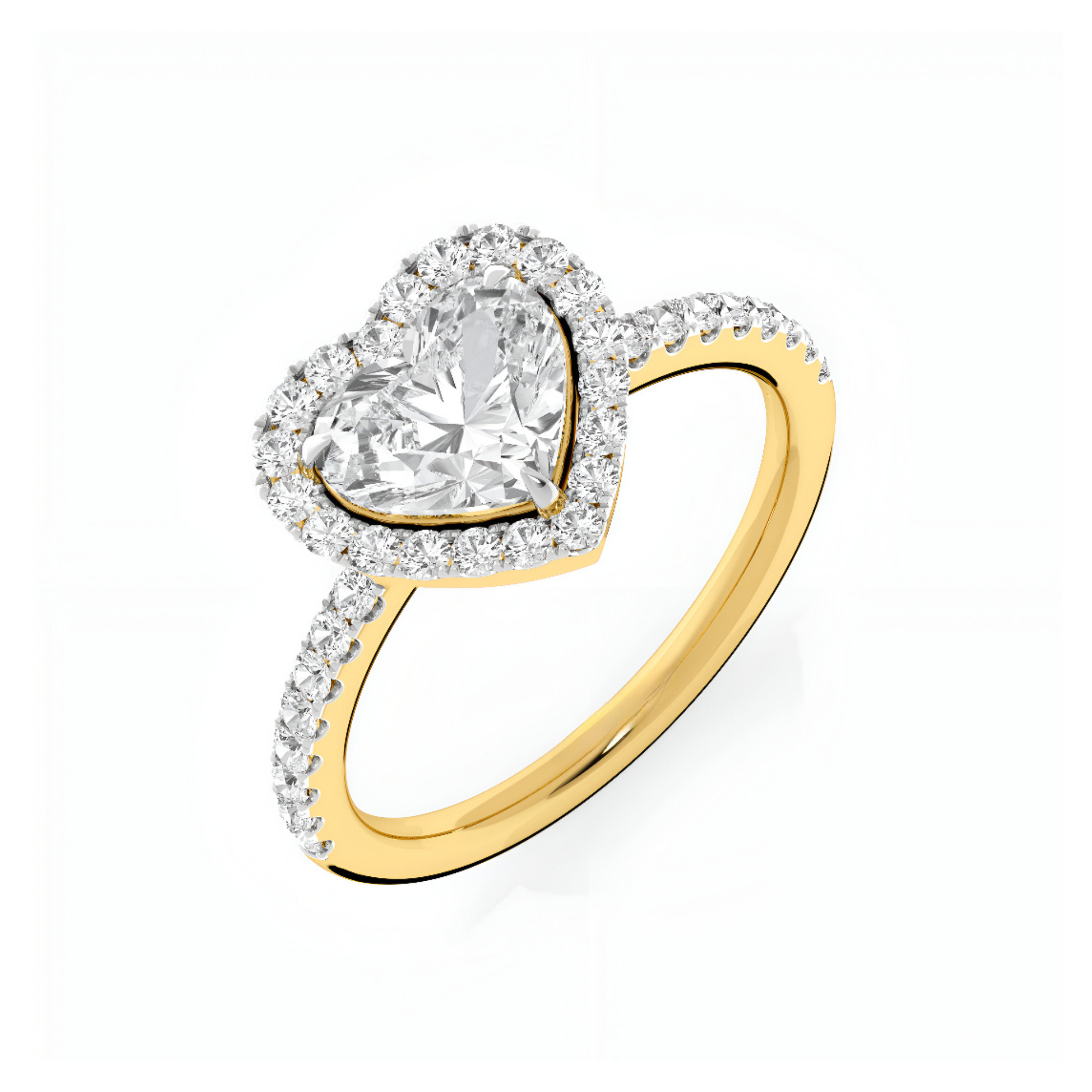 1.5 CT Enduring Heart Solitaire Ring