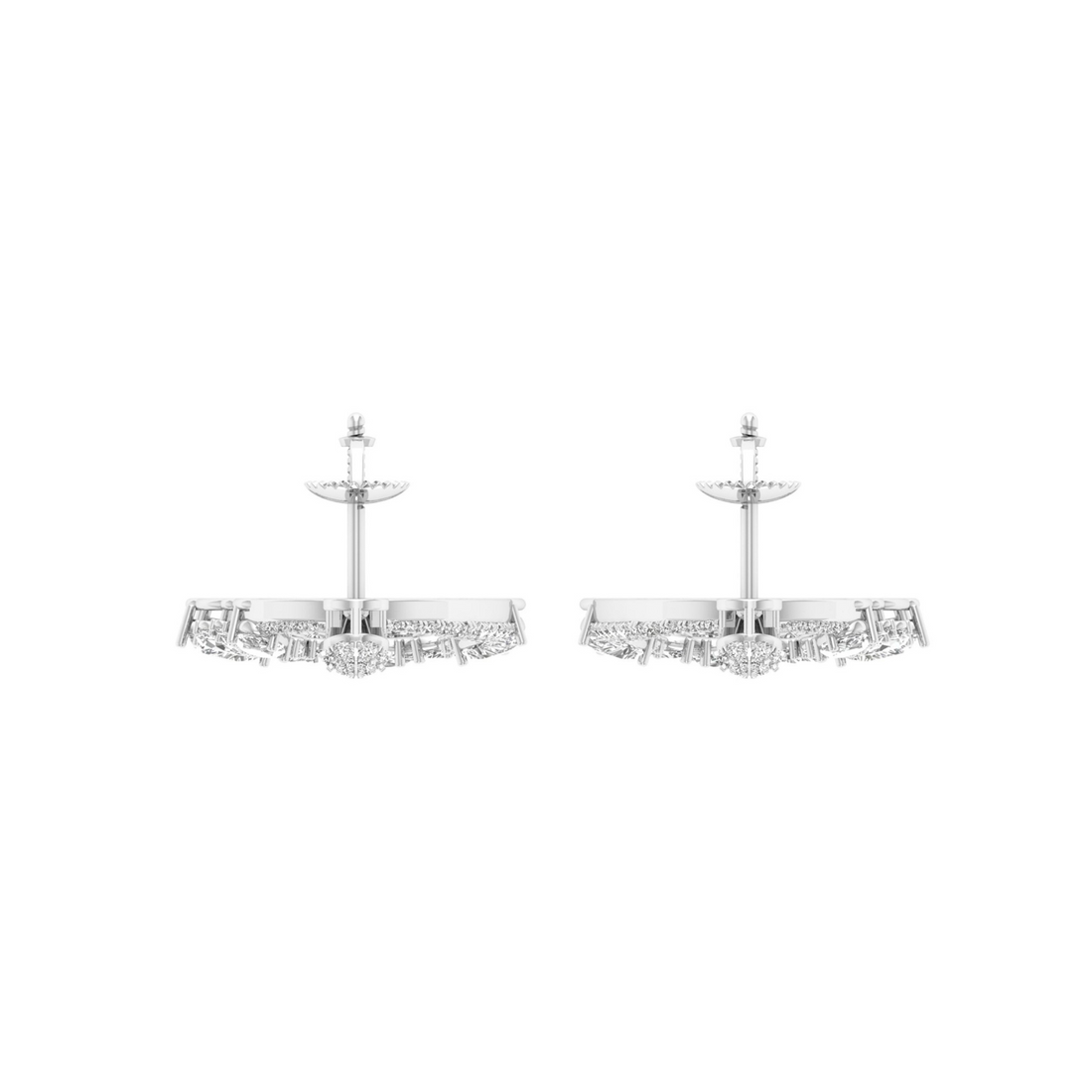 6 CT Nova Fleur Diamond Danglers