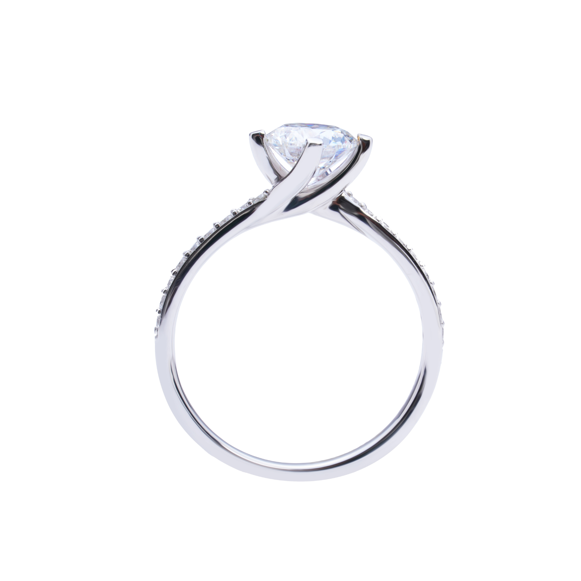 1 CT Luminous Round Solitaire Ring
