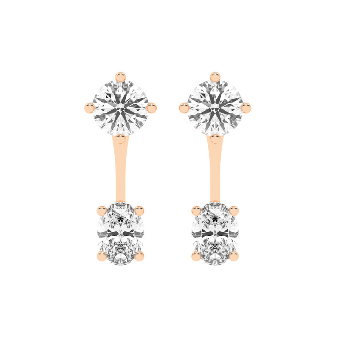 Elysian Spark Diamond Ear Jackets
