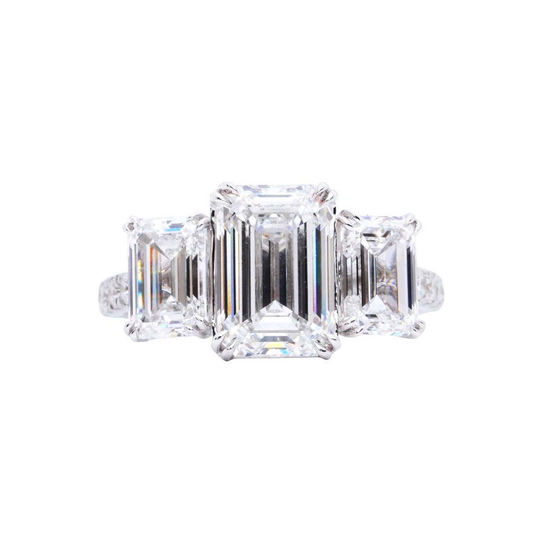 Elizabeth's Promise 5 CT Emerald Diamond Ring