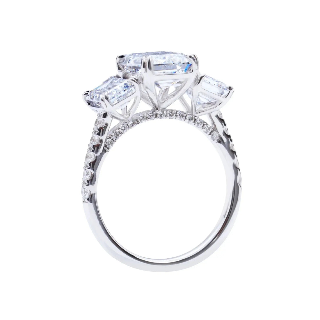 Elizabeth's Promise 5 CT Emerald Diamond Ring