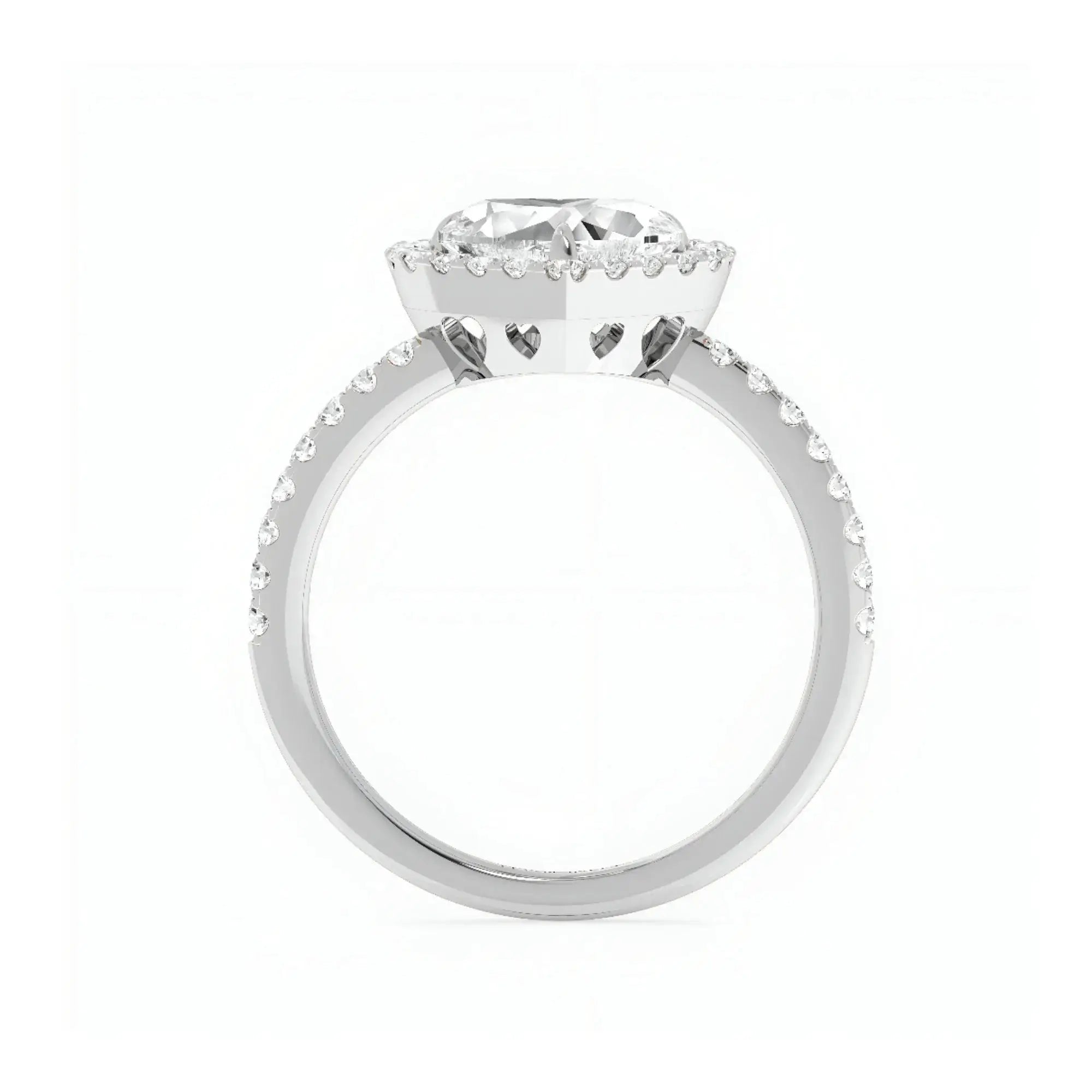 1.5 CT Enduring Heart Solitaire Ring