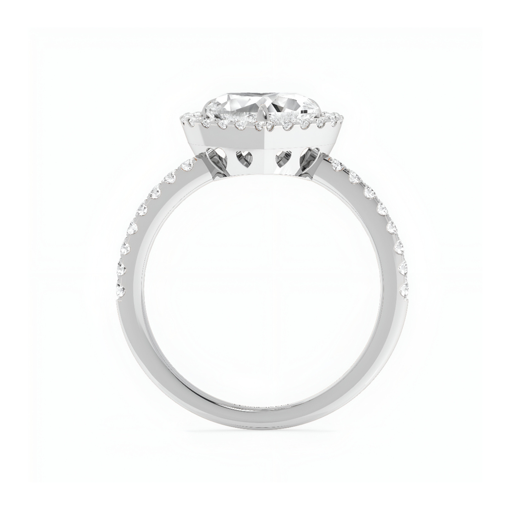 1.5 CT Enduring Heart Solitaire Ring