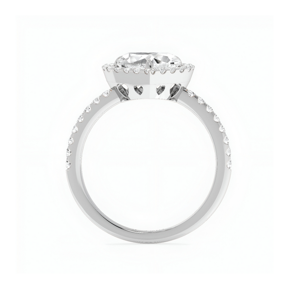 1.5 CT Enduring Heart Solitaire Ring