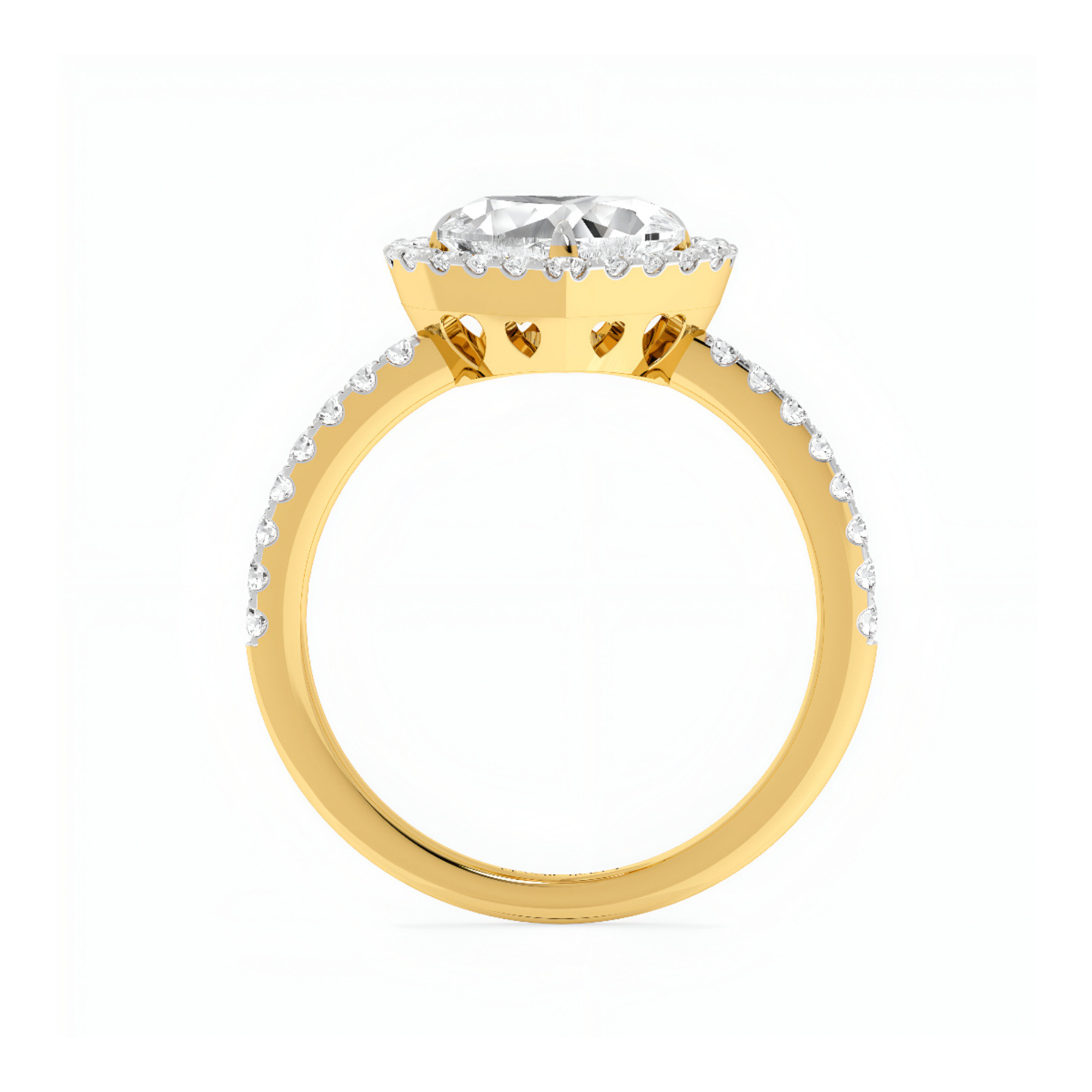 1.5 CT Enduring Heart Solitaire Ring