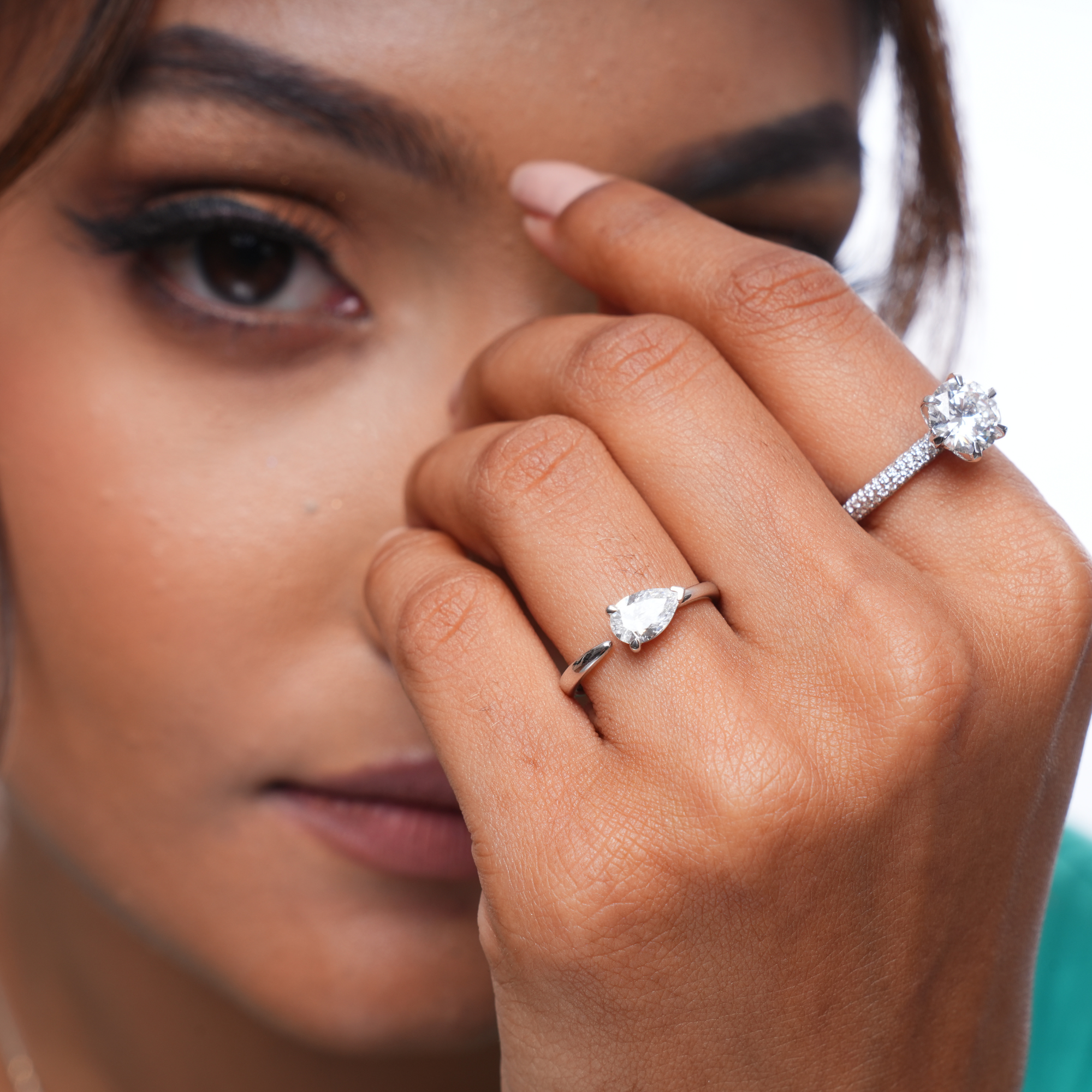 2 Carat Noire Classic Solitaire Diamond Ring