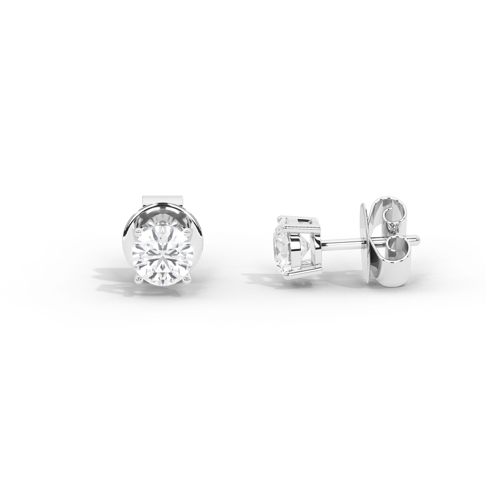 1 carat Isadora Solitaire Earrings