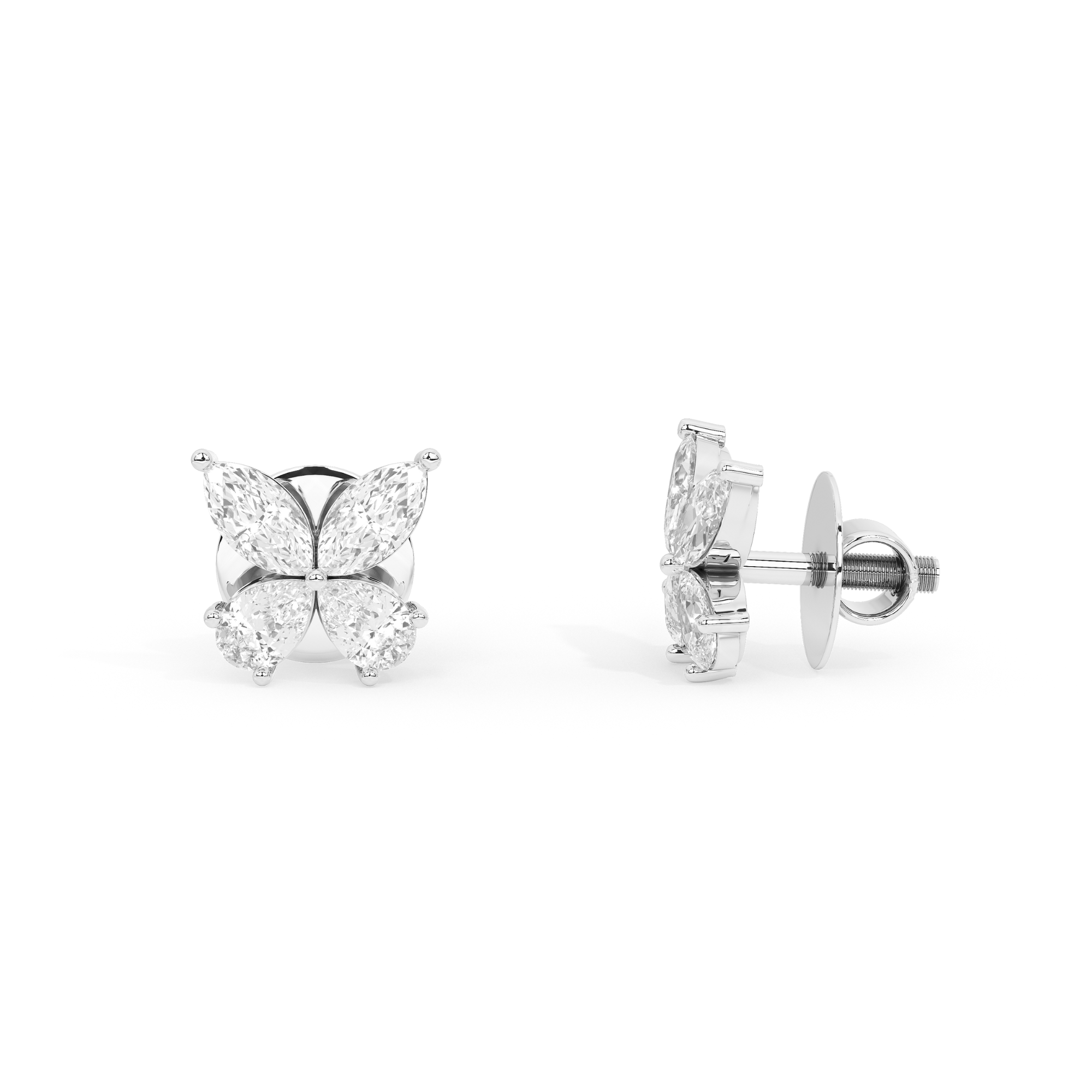 Elysian Butterfly Diamond Earrings