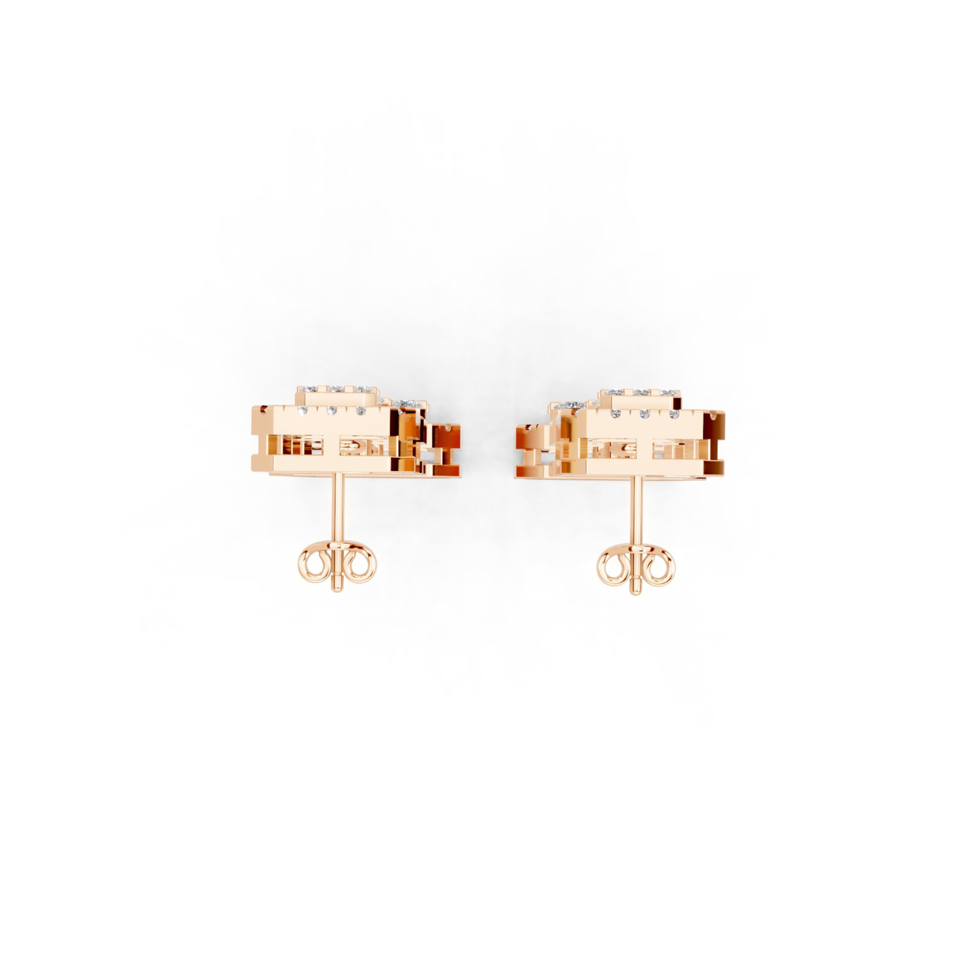 Timeless Brilliance: 3.8 Carat Diamond Danglers