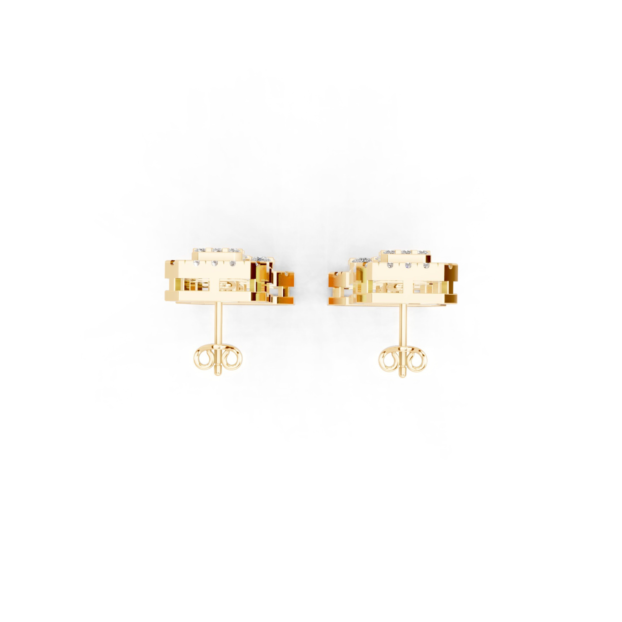 Timeless Brilliance: 3.8 Carat Diamond Danglers