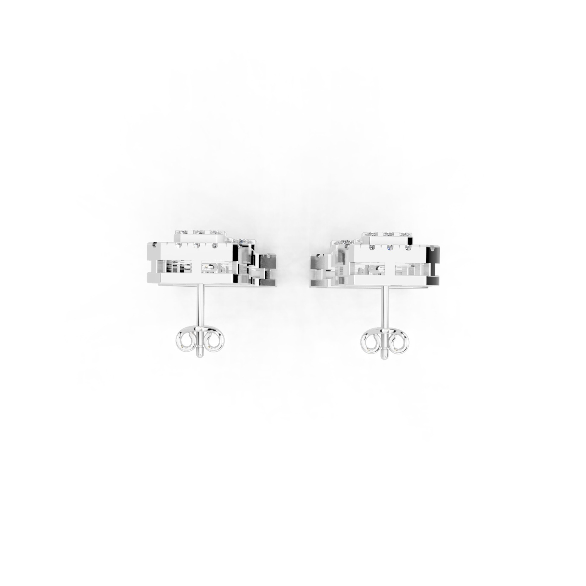 Timeless Brilliance: 3.8 Carat Diamond Danglers