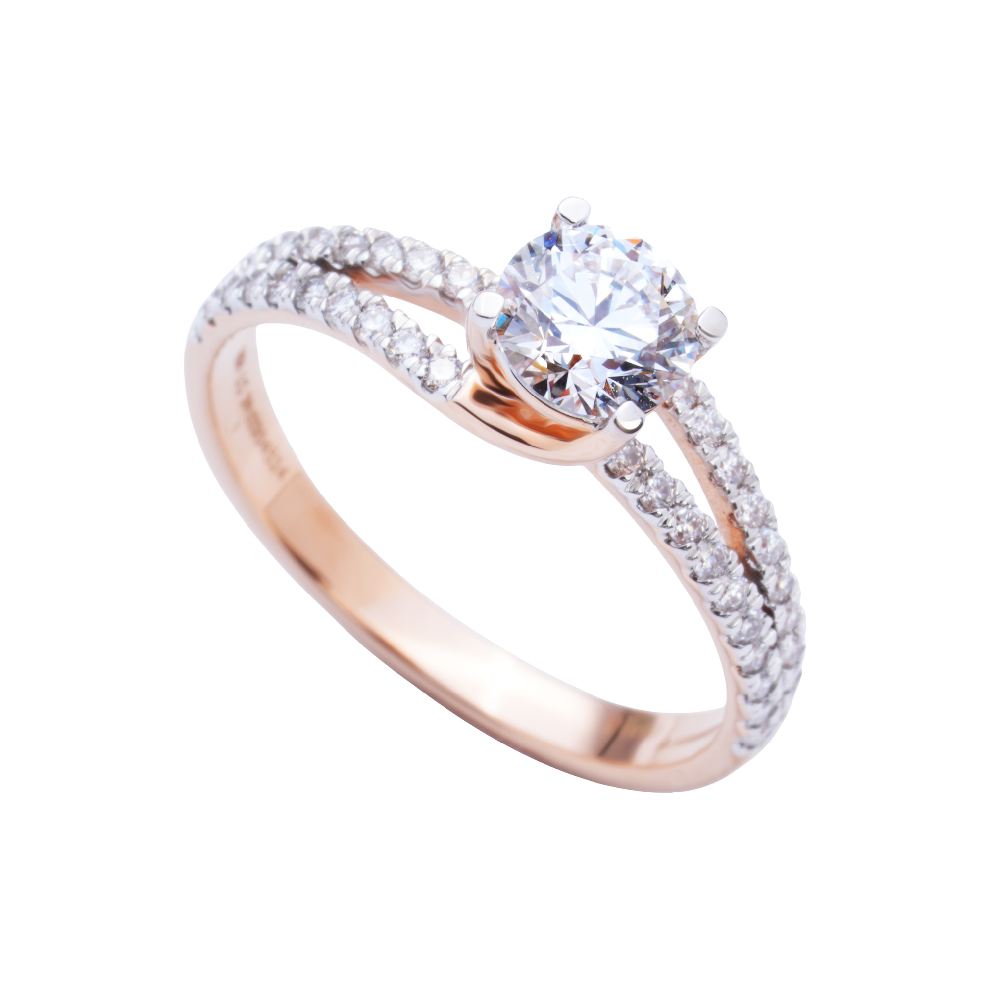 Lunaris Round Diamond Ring