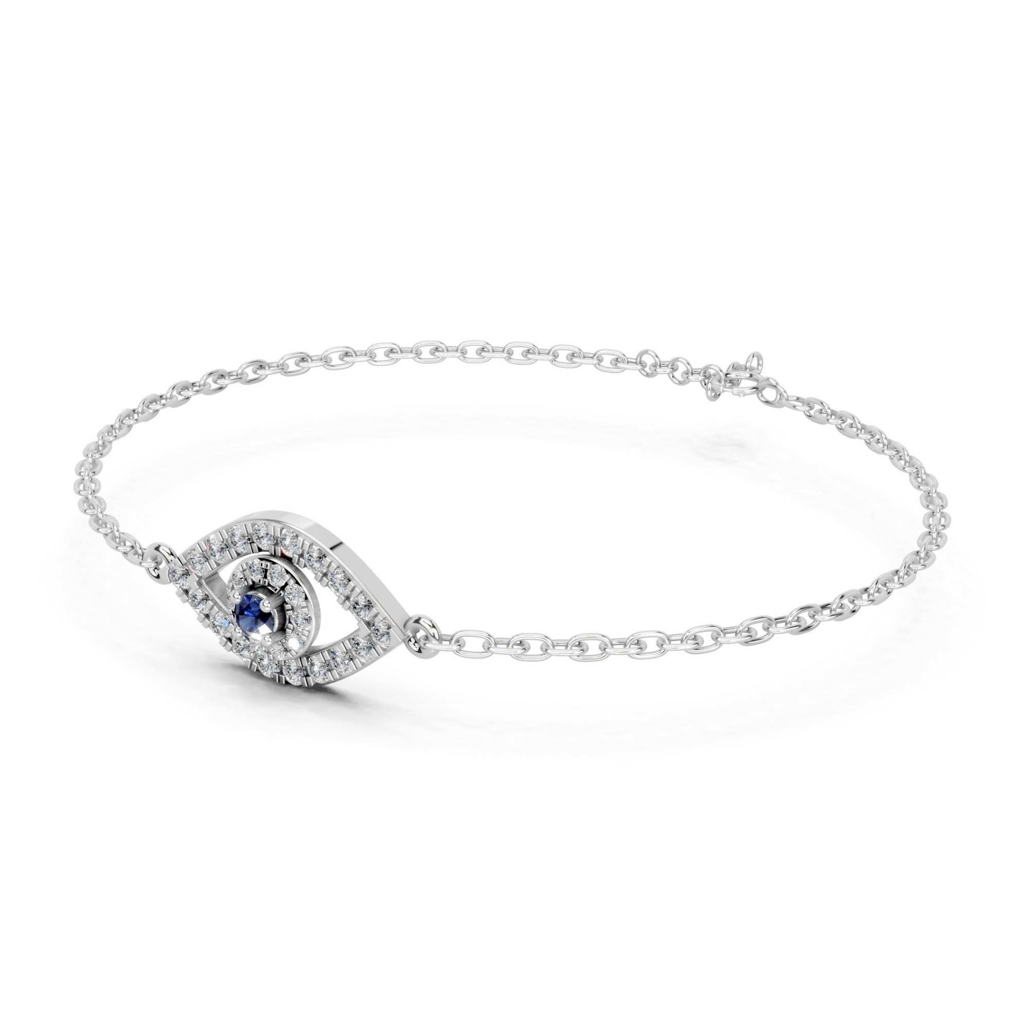 Evil Eye Diamond Bracelet