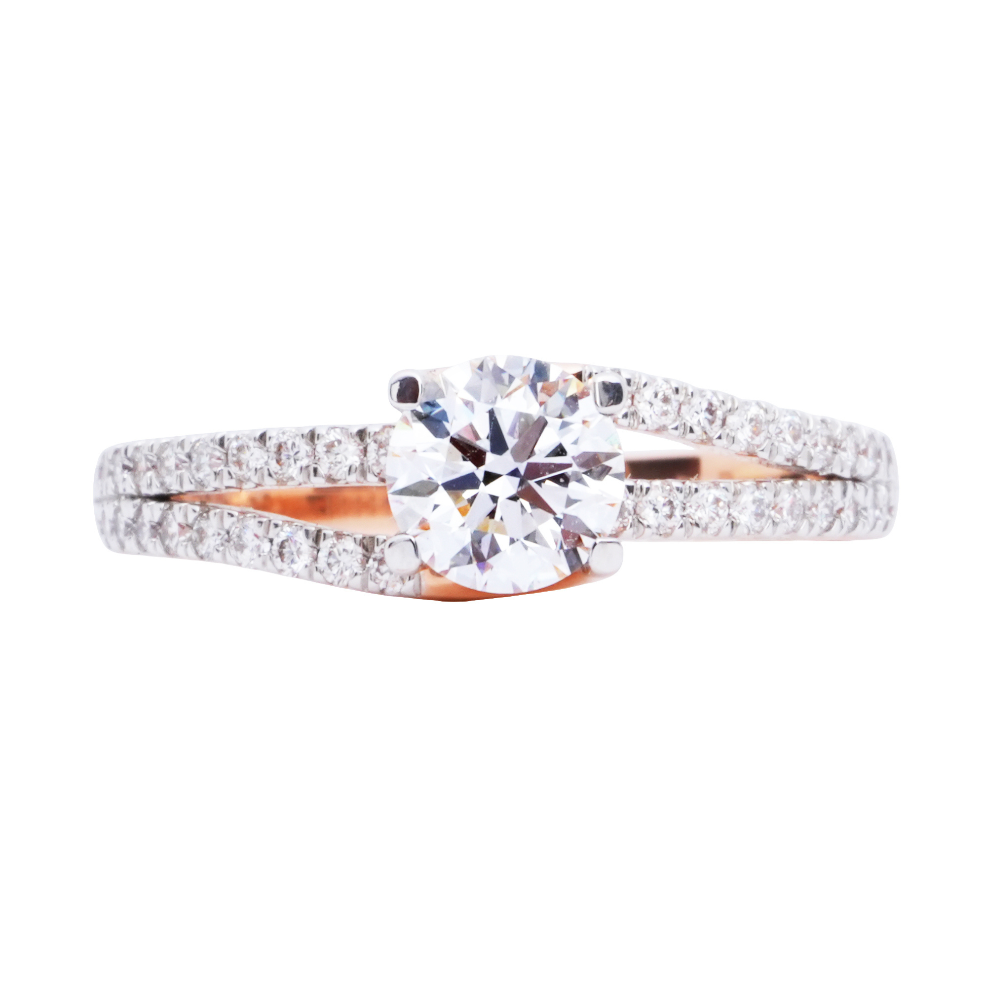 Lunaris Round Diamond Ring