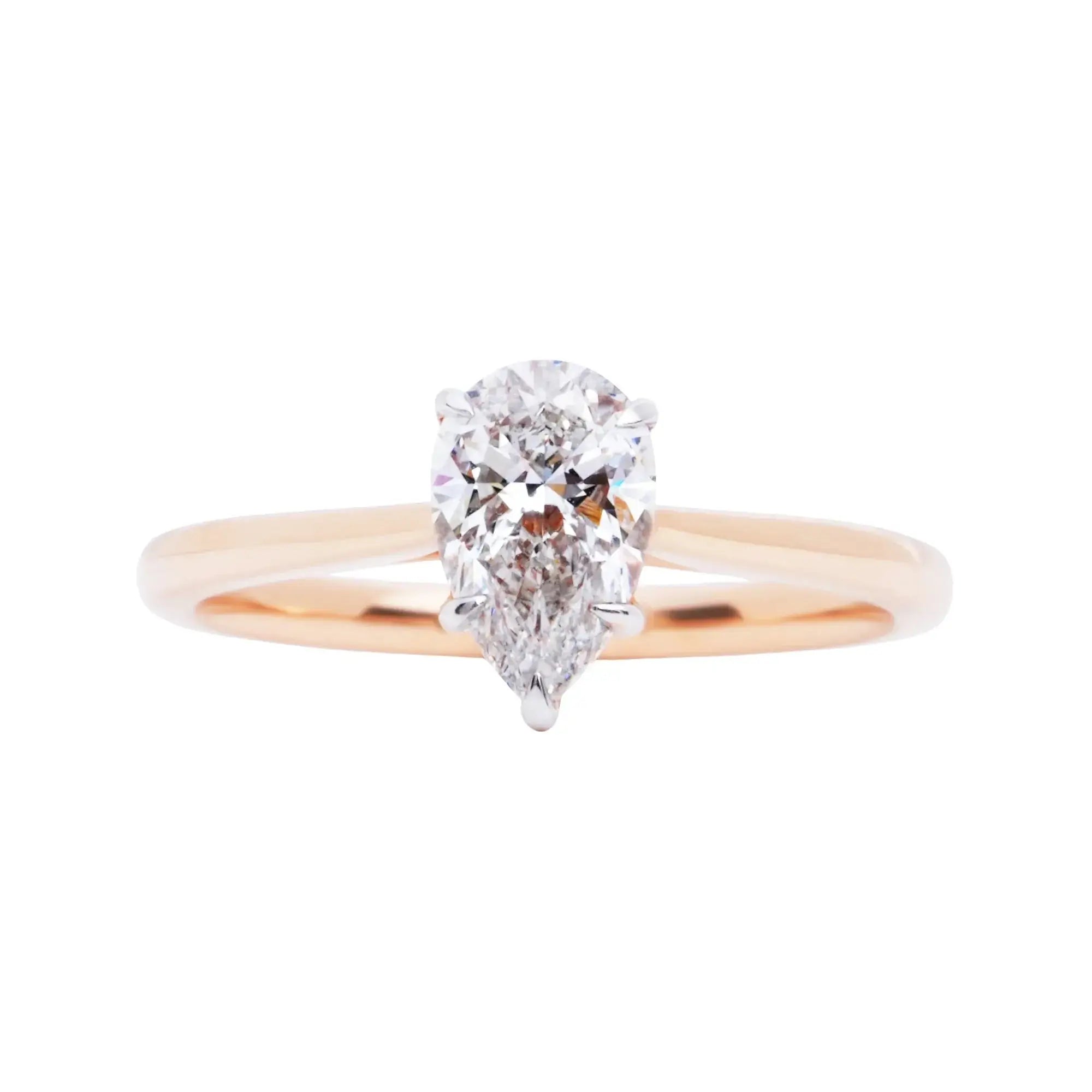 1 CT Eternal Pear Diamond Engagement Ring
