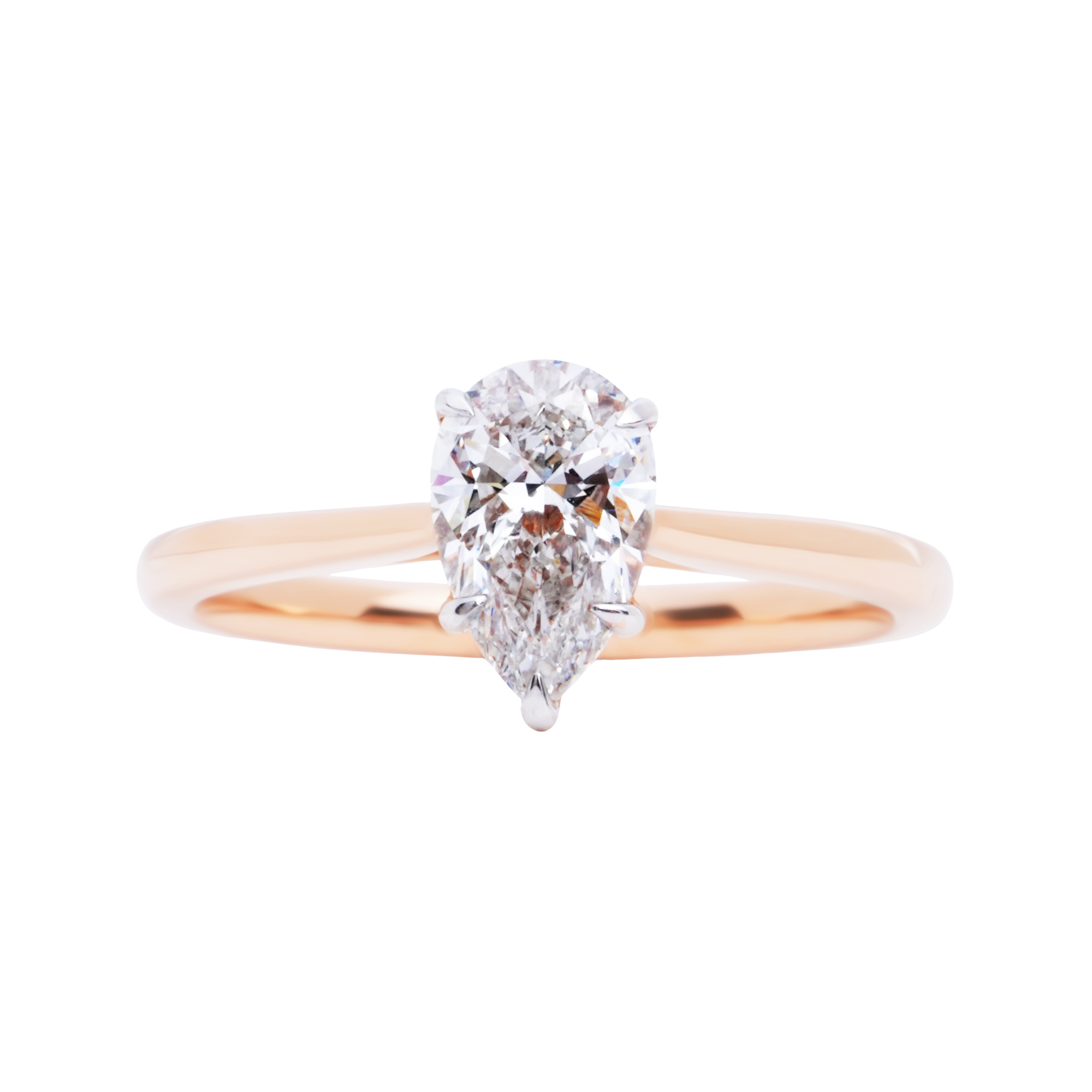 1 CT Eternal Pear Diamond Engagement Ring