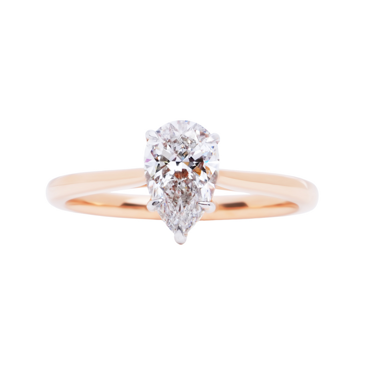 1 CT Eternal Pear Diamond Engagement Ring