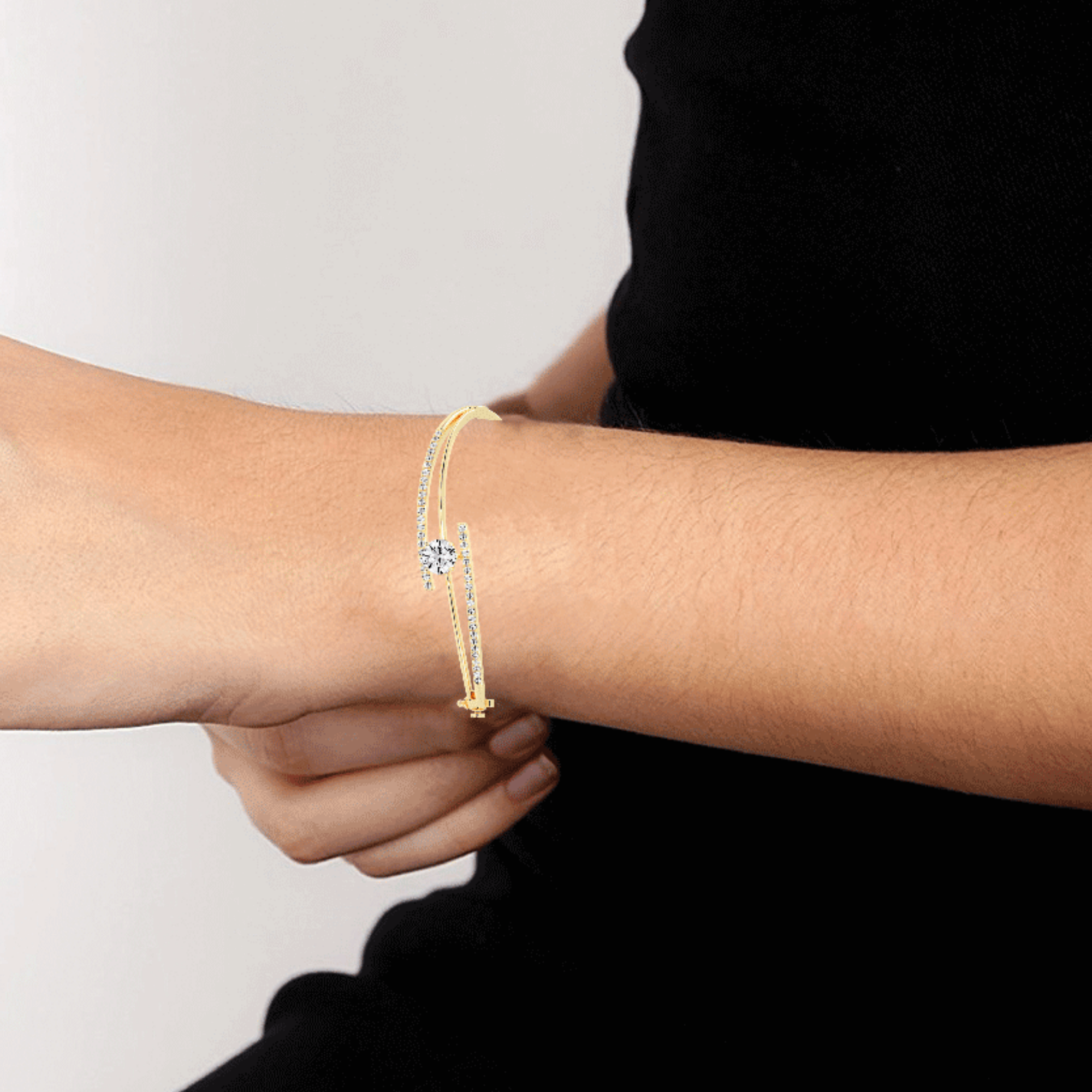 Soho Chic Solitaire Diamond Bracelet