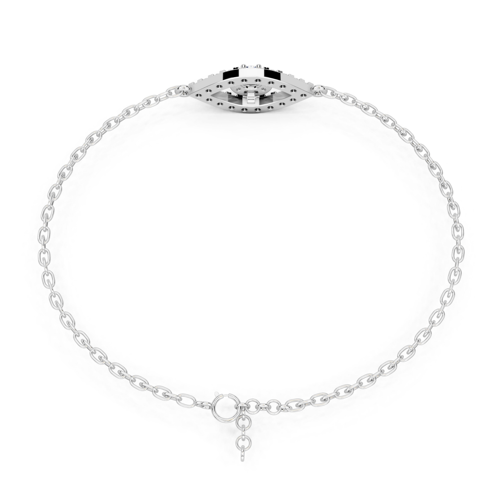 Evil Eye Diamond Bracelet