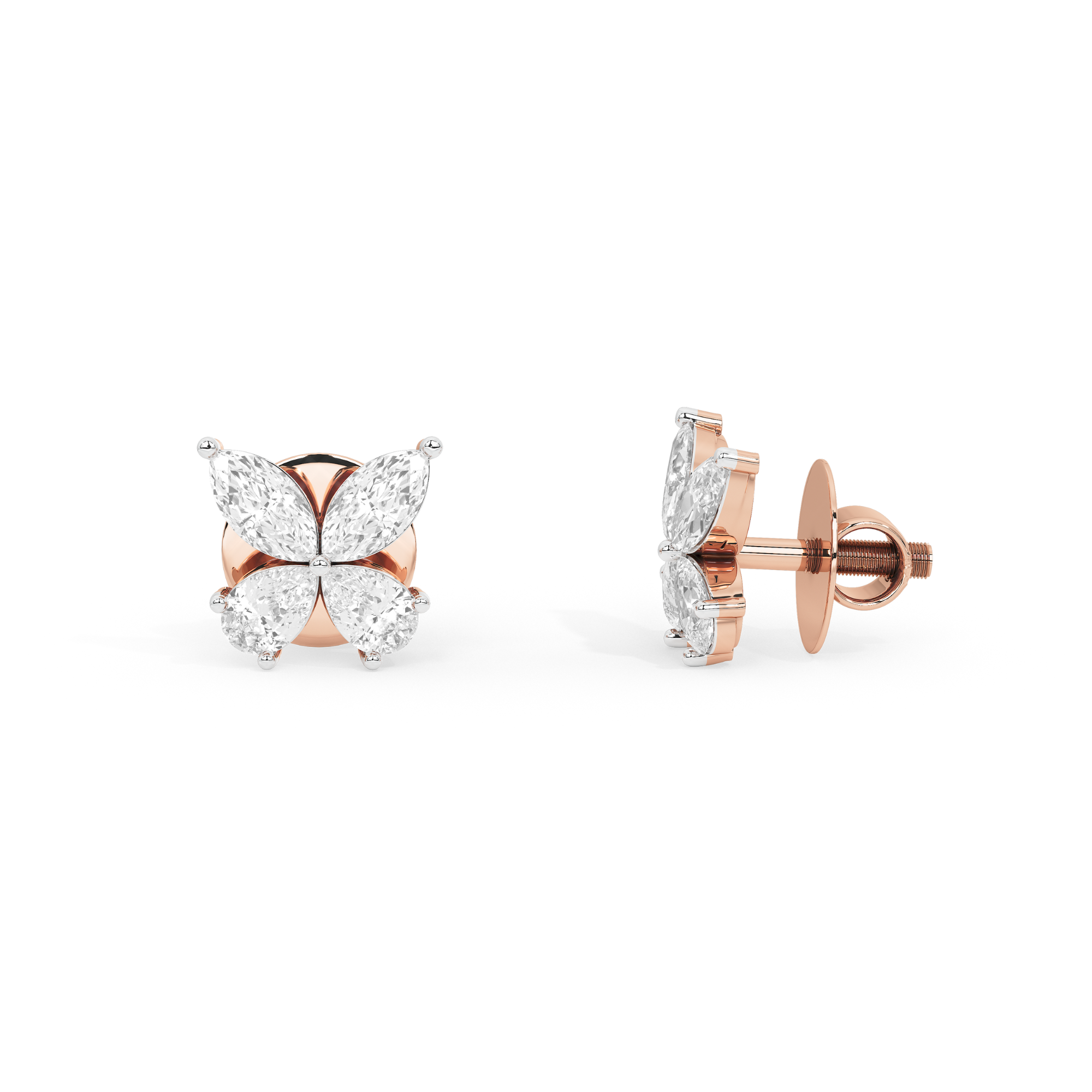 Elysian Butterfly Diamond Earrings