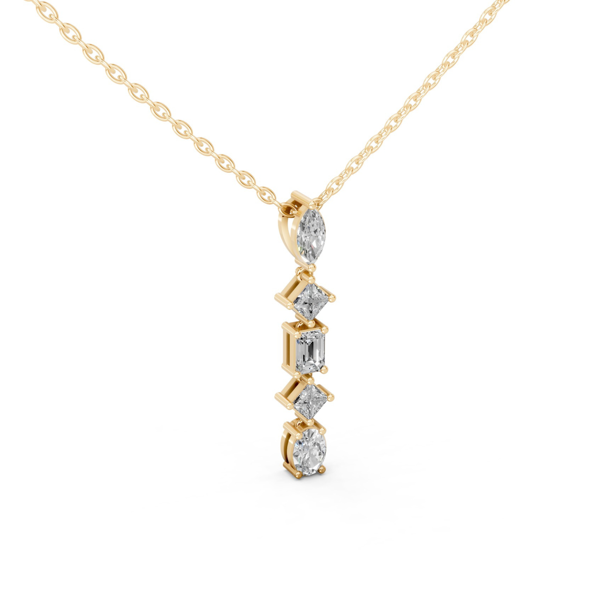 Eclectic Harmony Diamond Pendant