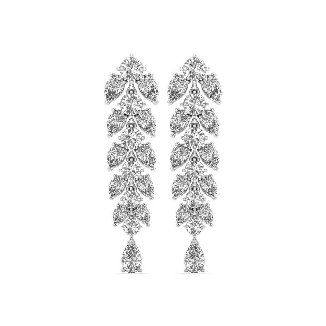 Majesty in Motion: Diamond Danglers