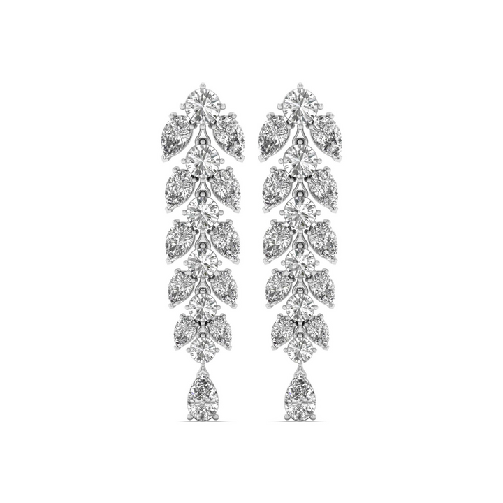 Majesty in Motion: Diamond Danglers