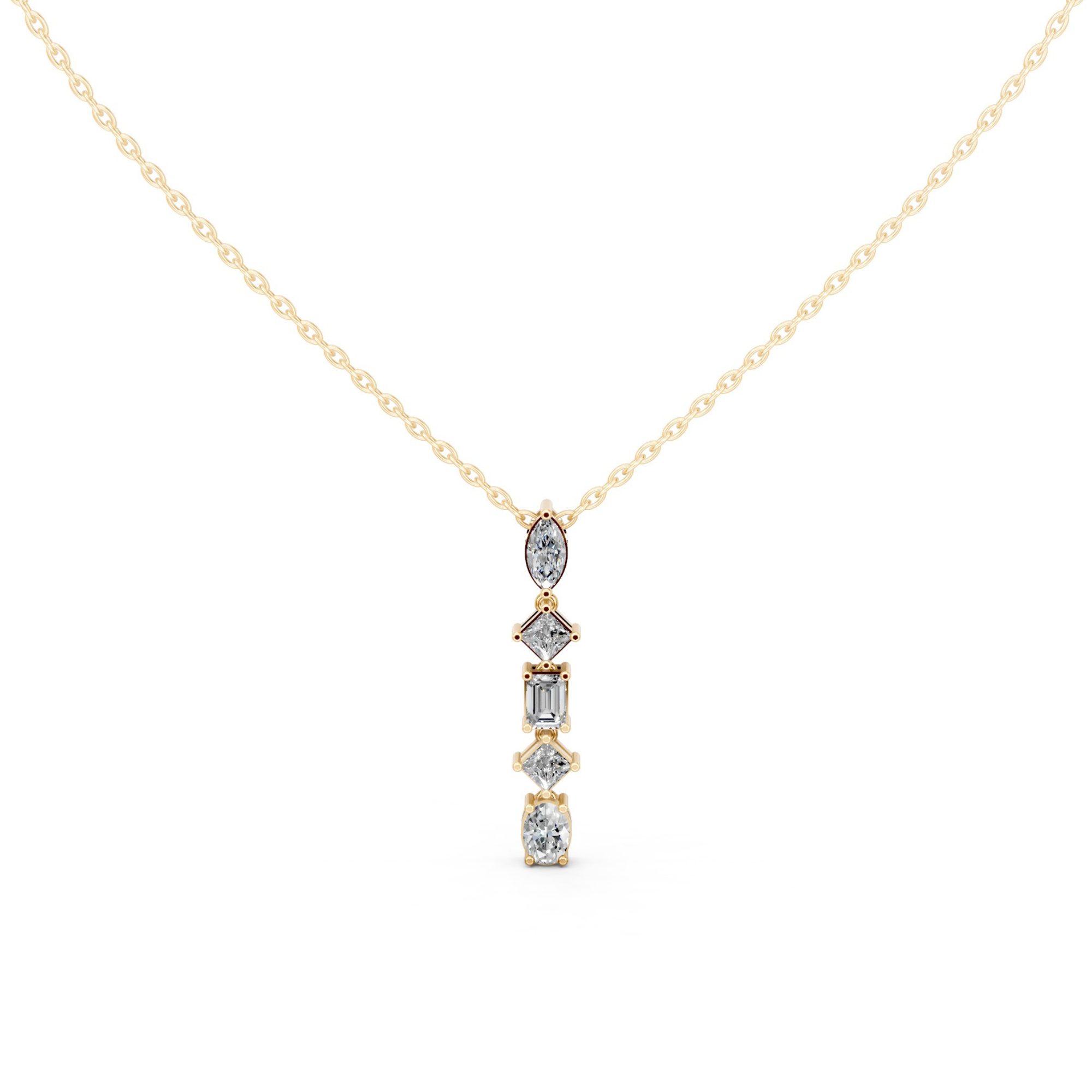 Eclectic Harmony Diamond Pendant