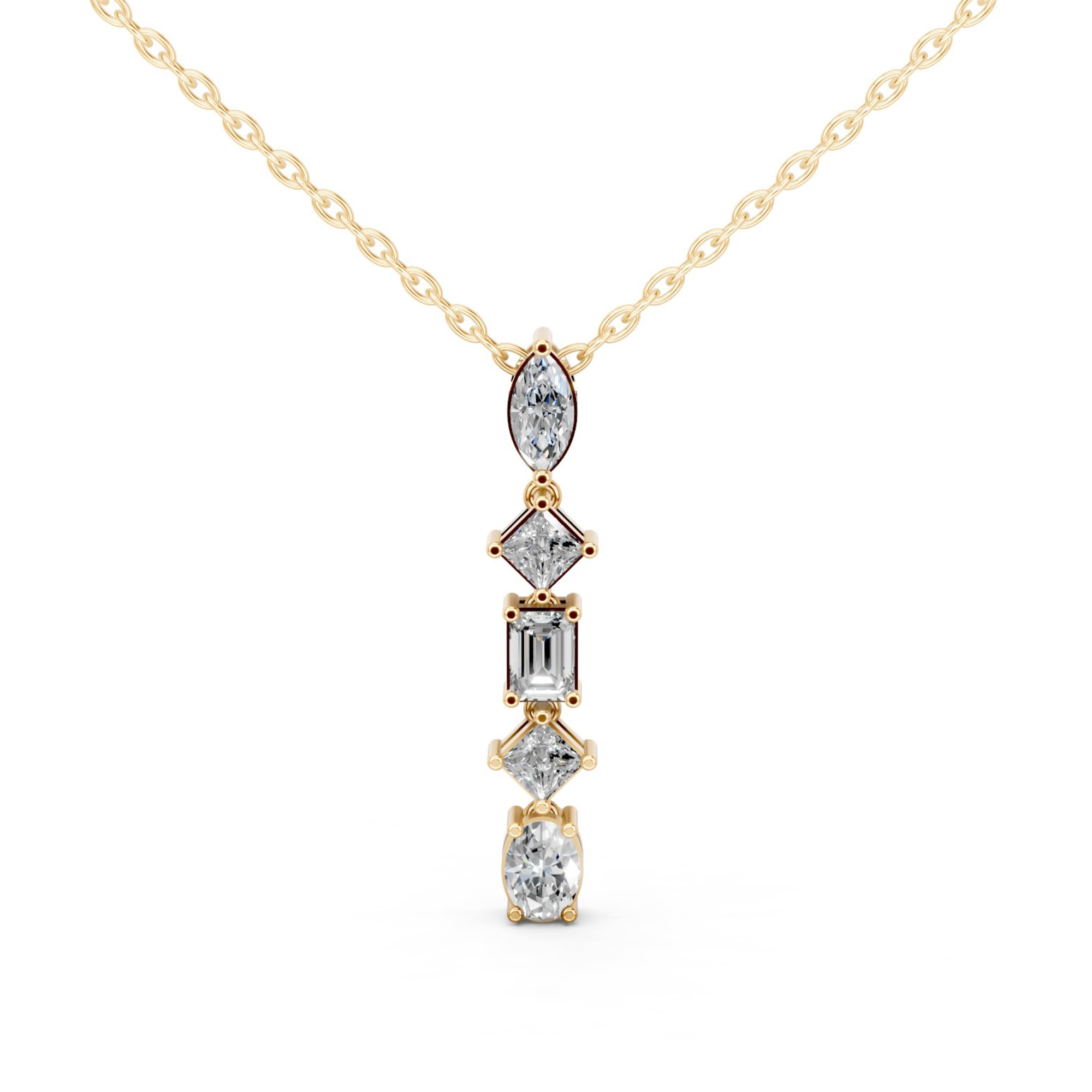 Eclectic Harmony Diamond Pendant