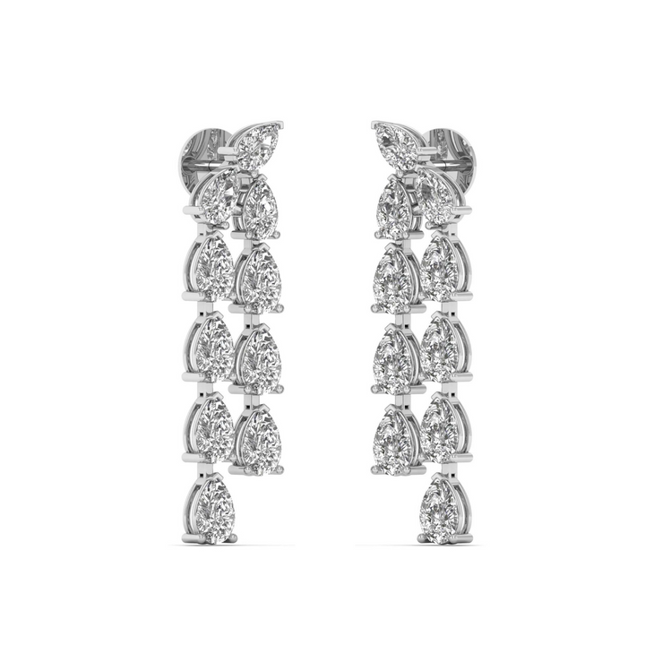 Celestial Sparkle Diamond Danglers