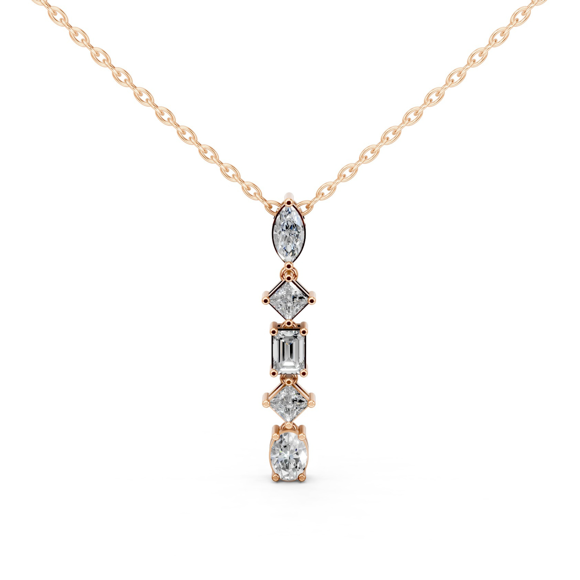 Eclectic Harmony Diamond Pendant