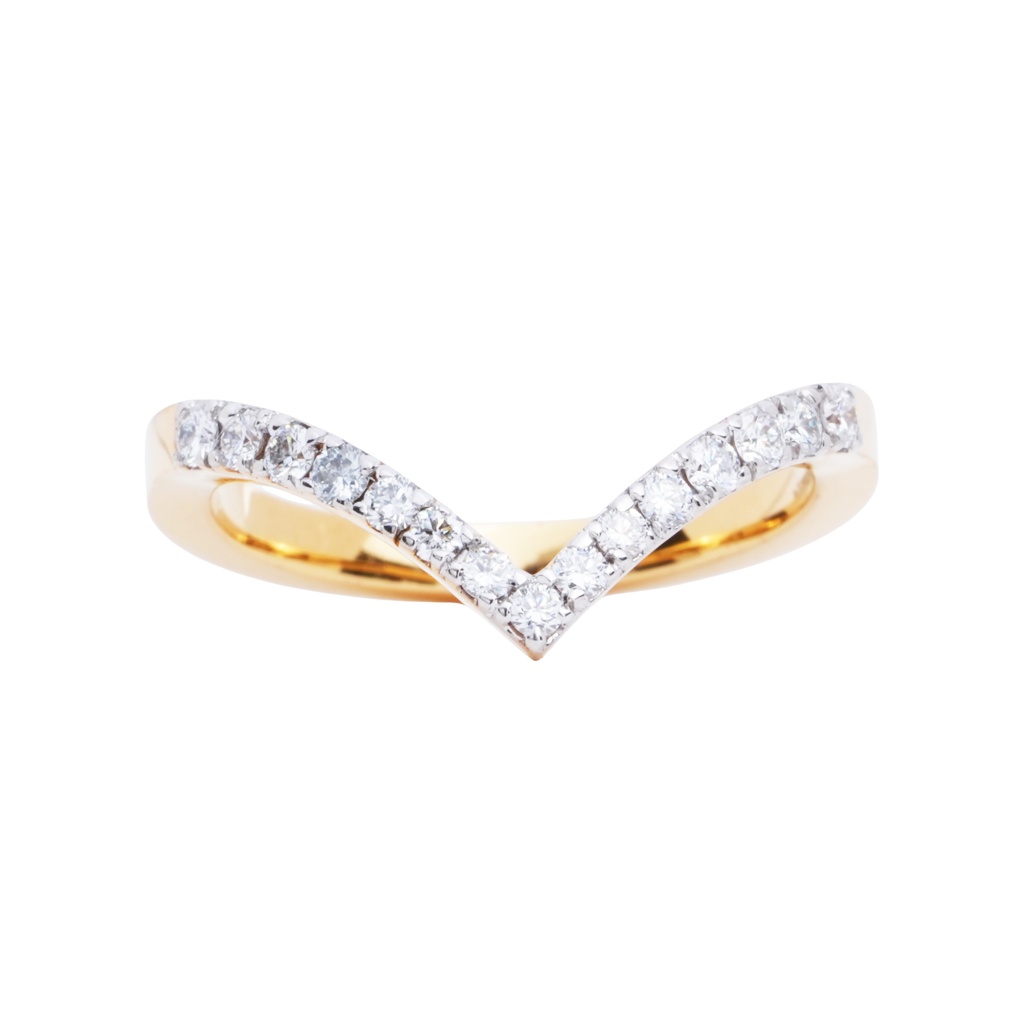 Solène Chevron Diamond Ring