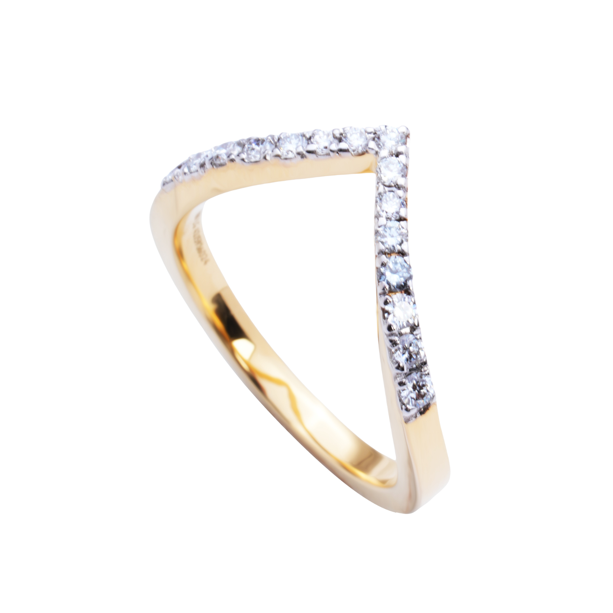 Solène Chevron Diamond Ring