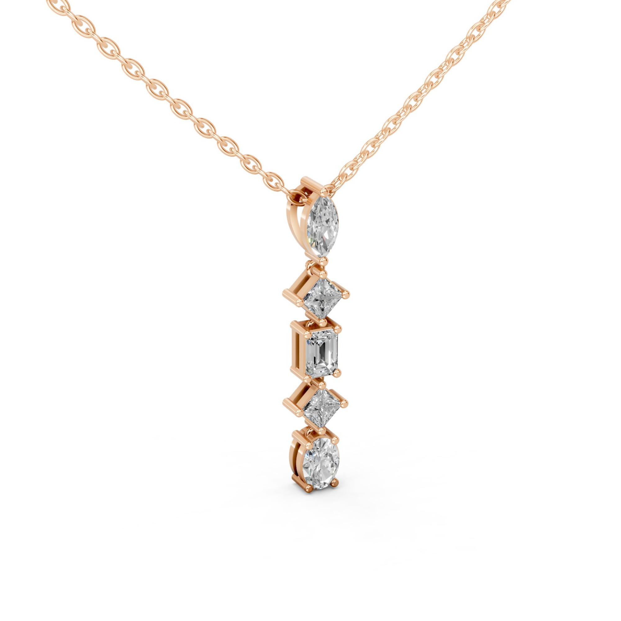 Eclectic Harmony Diamond Pendant