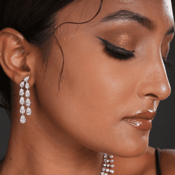 Celestial Sparkle Diamond Danglers